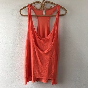 Free People Coral Tank Top